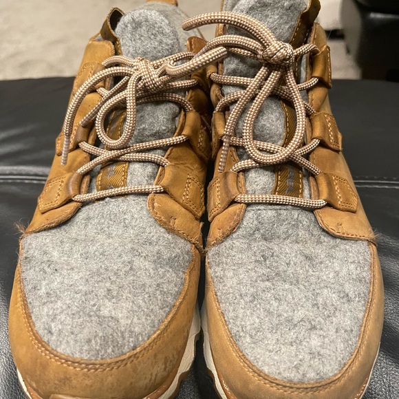$169 SOREL Kinetic Caribou Snow winter tan gray Boot Sz 10 - Picture 8 of 15